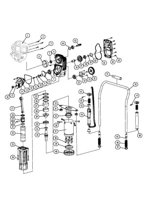 Exploded view for: Pile driver ‘Skippy’ pile driver